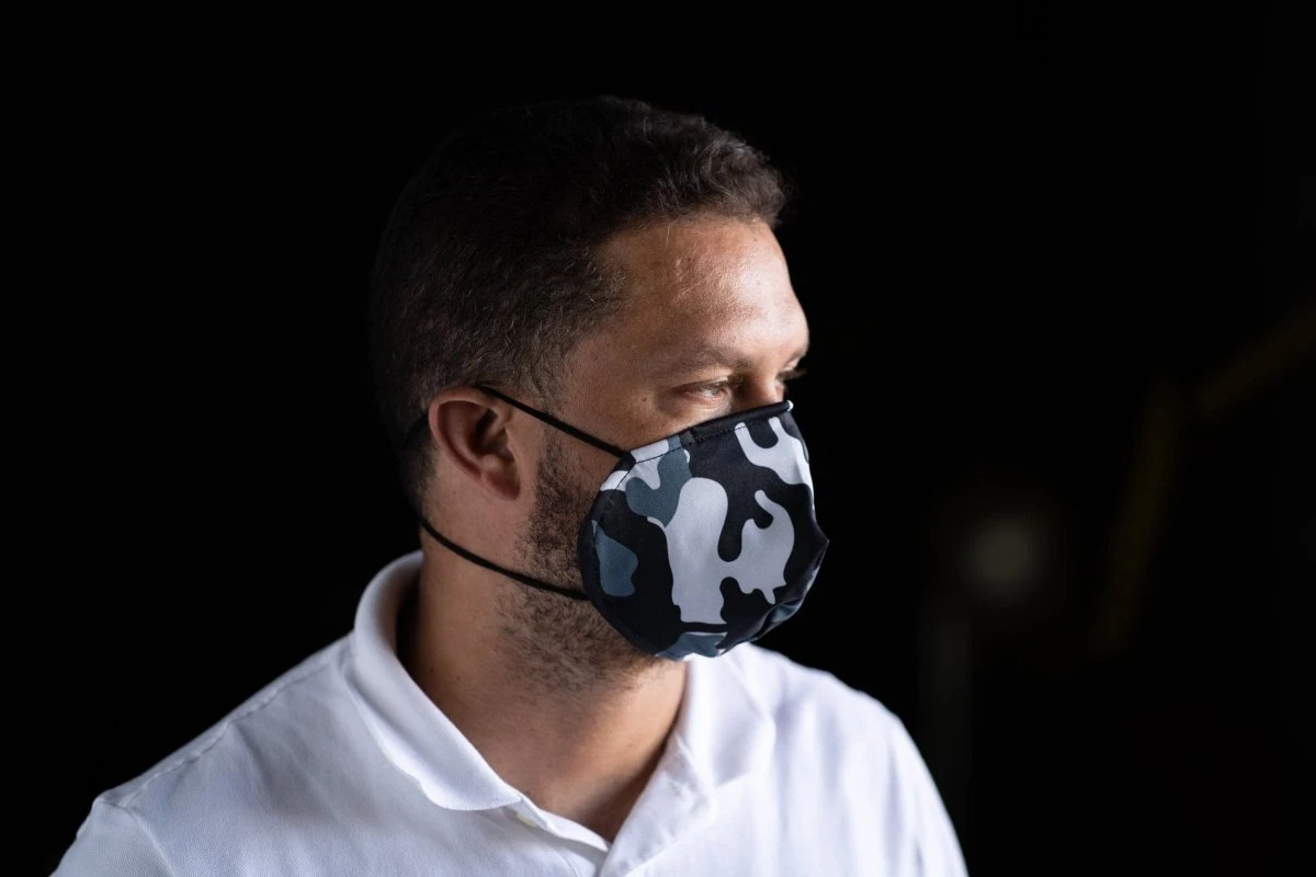 2-Ply Camo Reusable Non-Medical Breathable & Elastic Ear Bands Face Masks (5-Pcs Pack) - Image 3