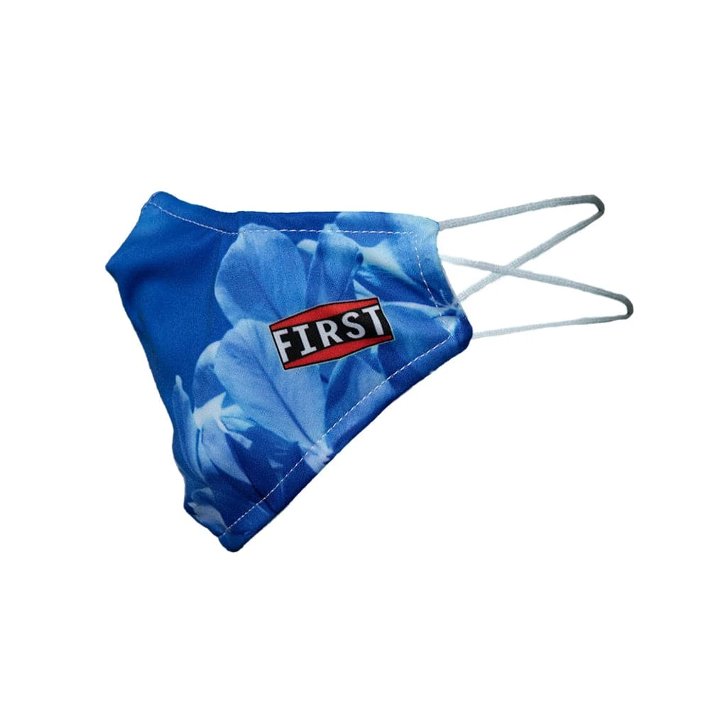 2-Ply Sky Blue Reusable Non-Medical Breathable & Elastic Ear Bands Face Masks (5-Pcs Pack) - Image 2