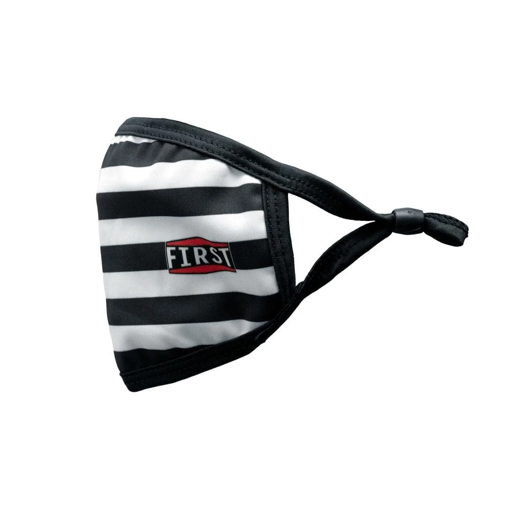 3-Ply Black/White USA Flag Reusable Non-Medical Breathable & Adjustable Ear Loops Face Masks (5-Pcs Pack) - Image 2