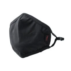 3-Ply Plain Black Reusable Non-Medical Breathable & Adjustable Ear Loops Face Masks (5-Pcs Pack)