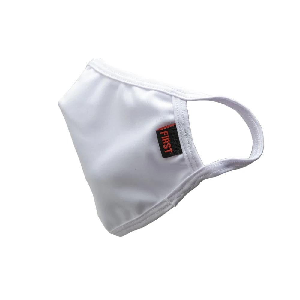 3-Ply Plain White Reusable Non-Medical Breathable & Elastic Ear Bands Face Masks (5-Pcs Pack) - Image 2