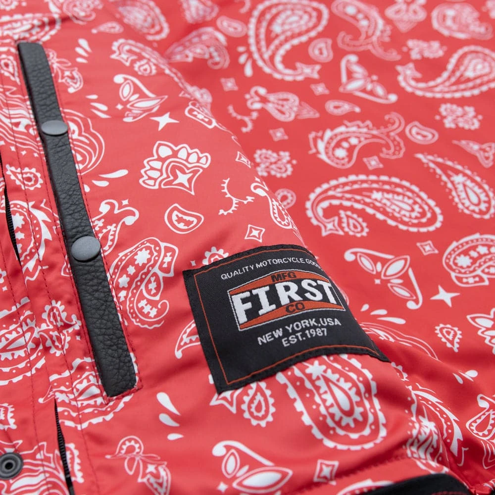 49/51 Wolf Pack - Men's Leather/Canvas Motorcycle Vest (Limited Edition) - Image 3