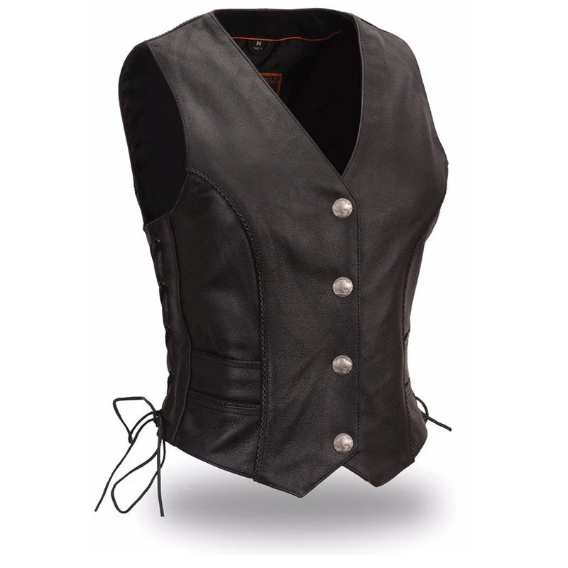 Native Lacy - Women's Leather Motorcycle Vest