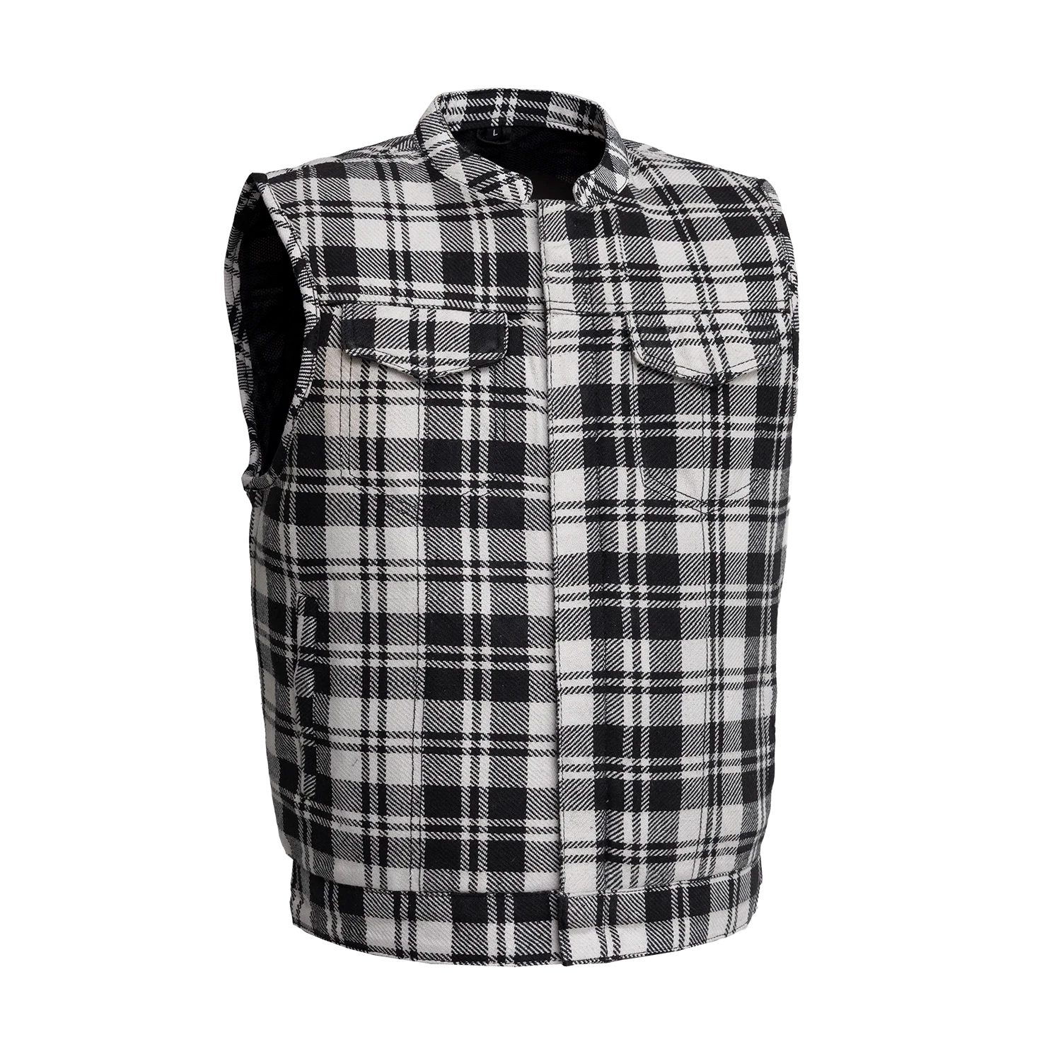 Sharp Shooter Moto Men's Canvas Vest - Recycled