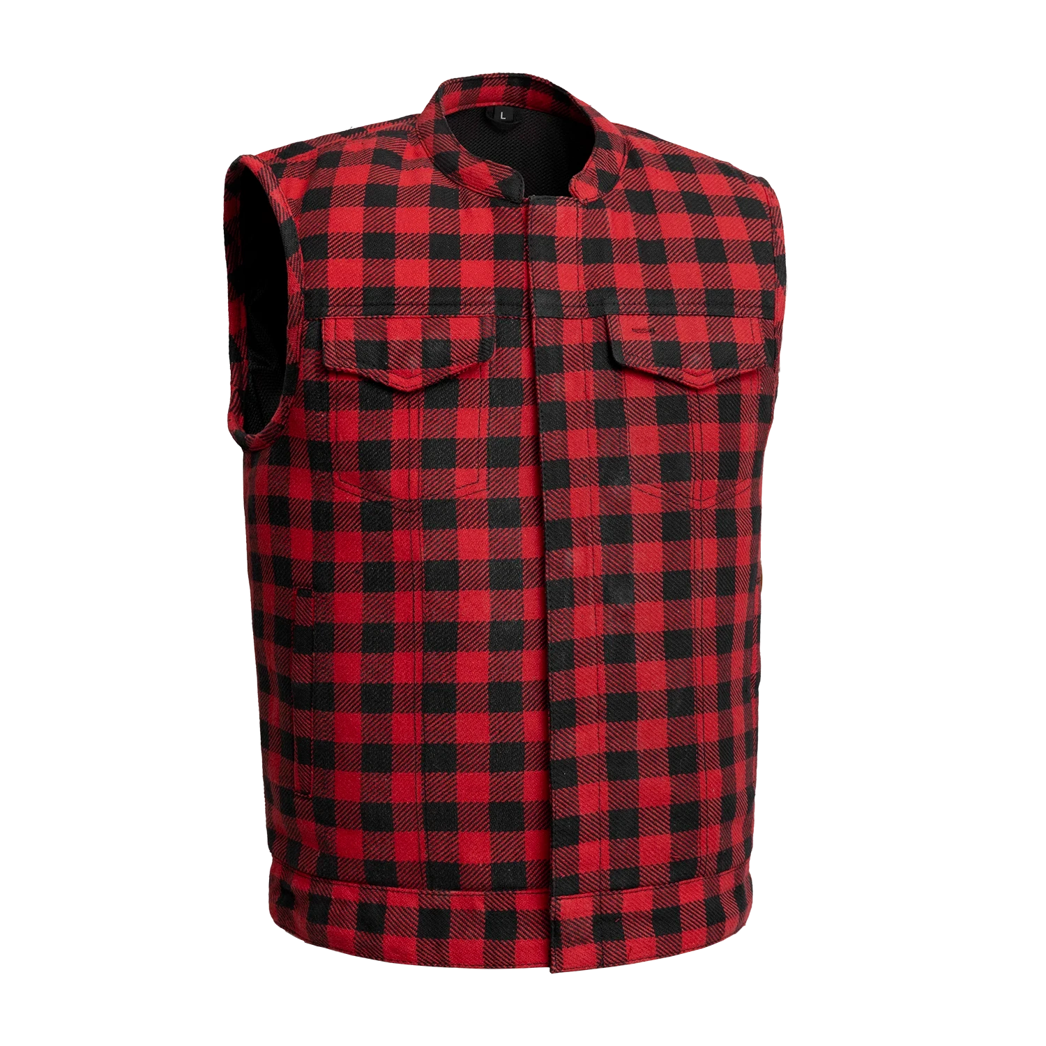 Sharp Shooter Moto Men's Canvas Vest - Recycled - Image 8