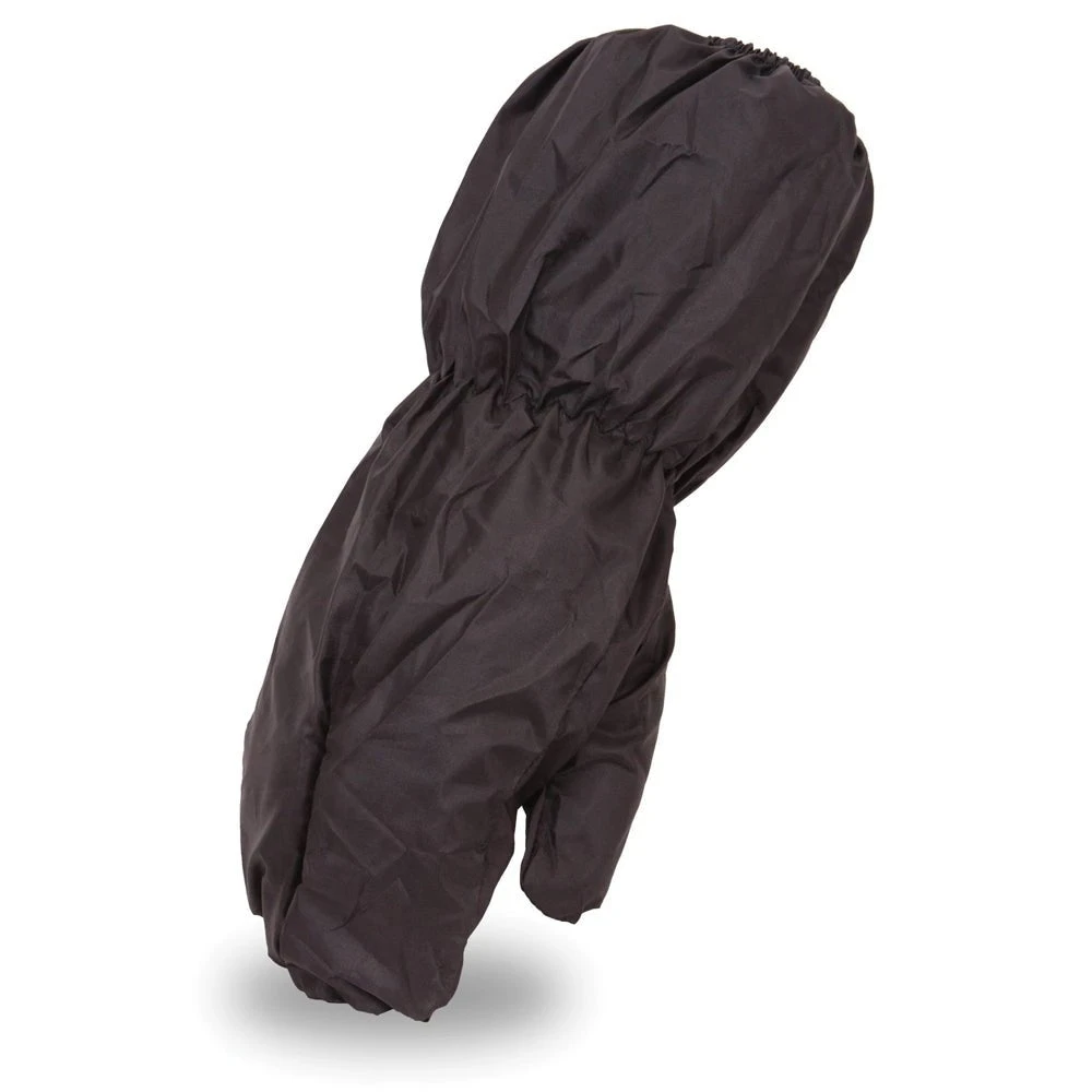 Black Rock Men's Leather Gauntlet Gloves - Image 3