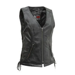Cindy - Women's Motorcycle Sheepskin Vest