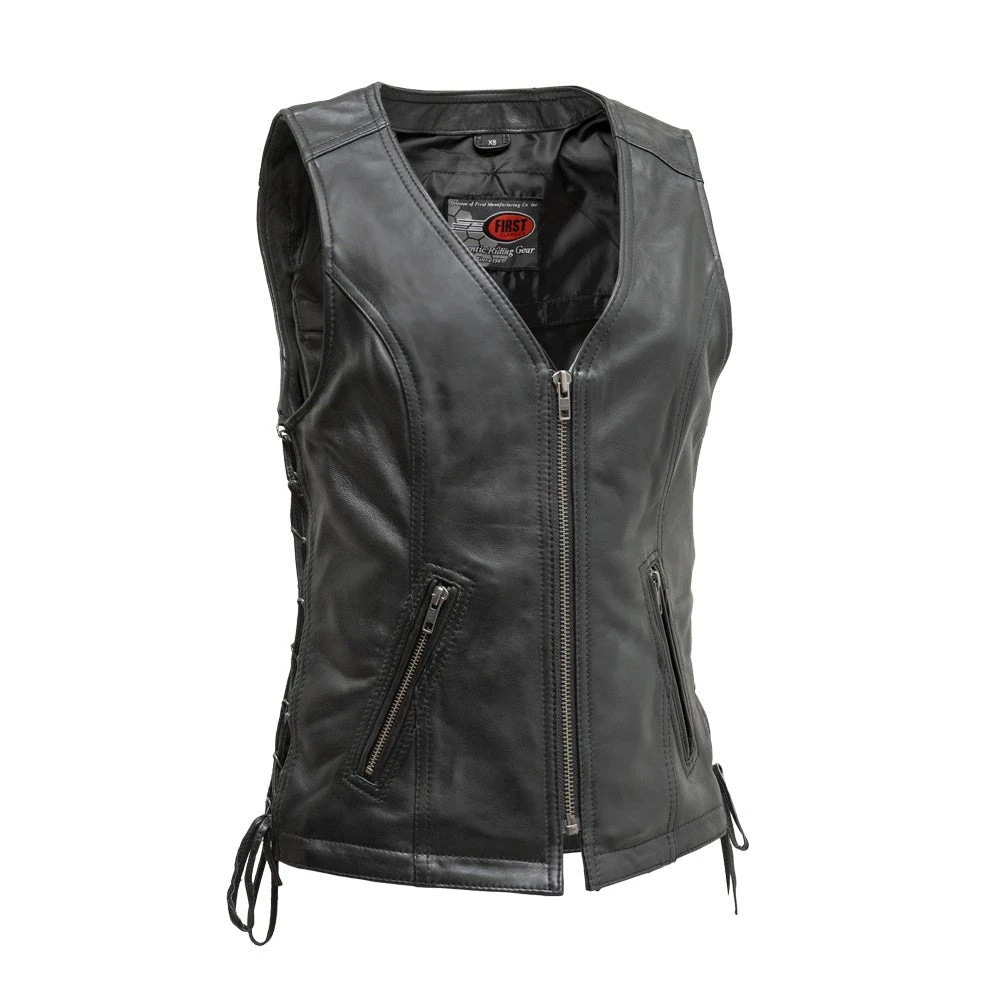Cindy - Women's Motorcycle Sheepskin Vest