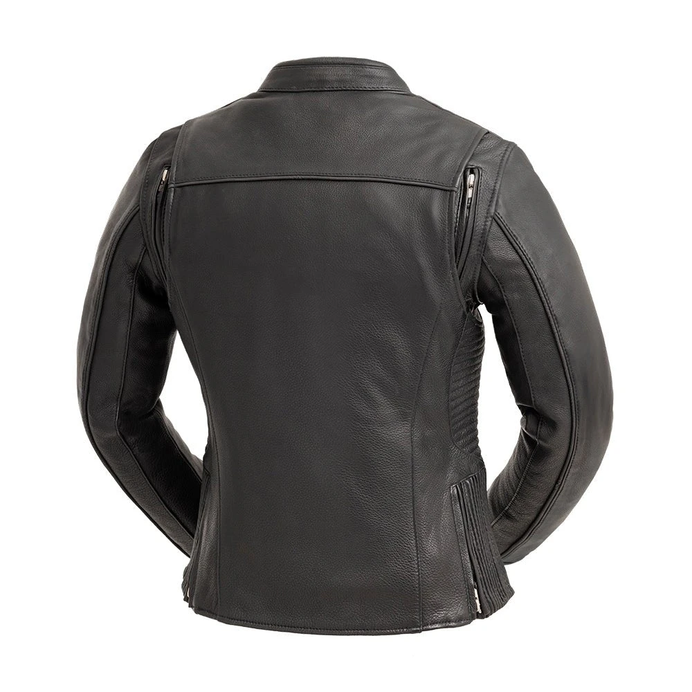 Cyclone - Women's Motorcycle Leather Jacket - Image 2
