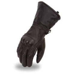 Enduro Men's Motorcycle Leather Gauntlet
