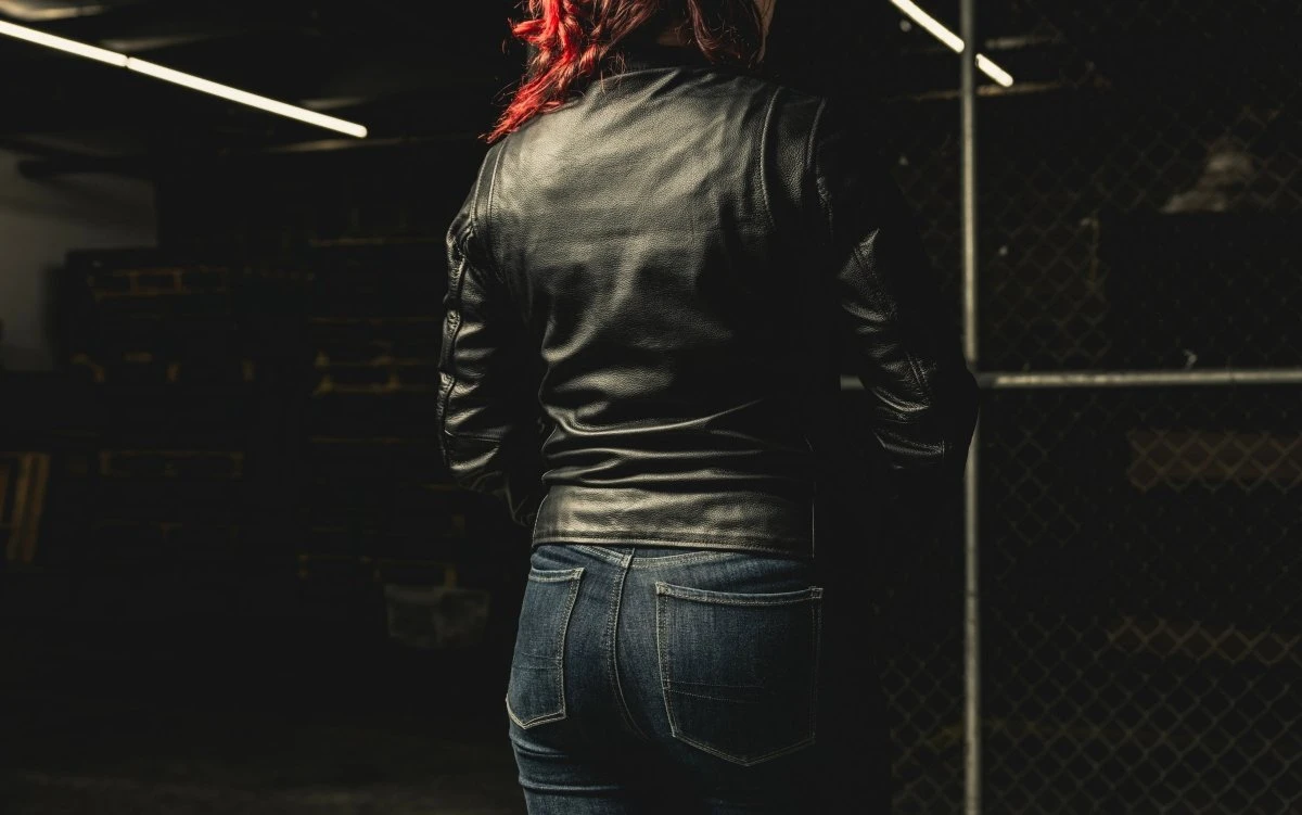 Flashback - Women's Motorcycle Leather Jacket - Image 8