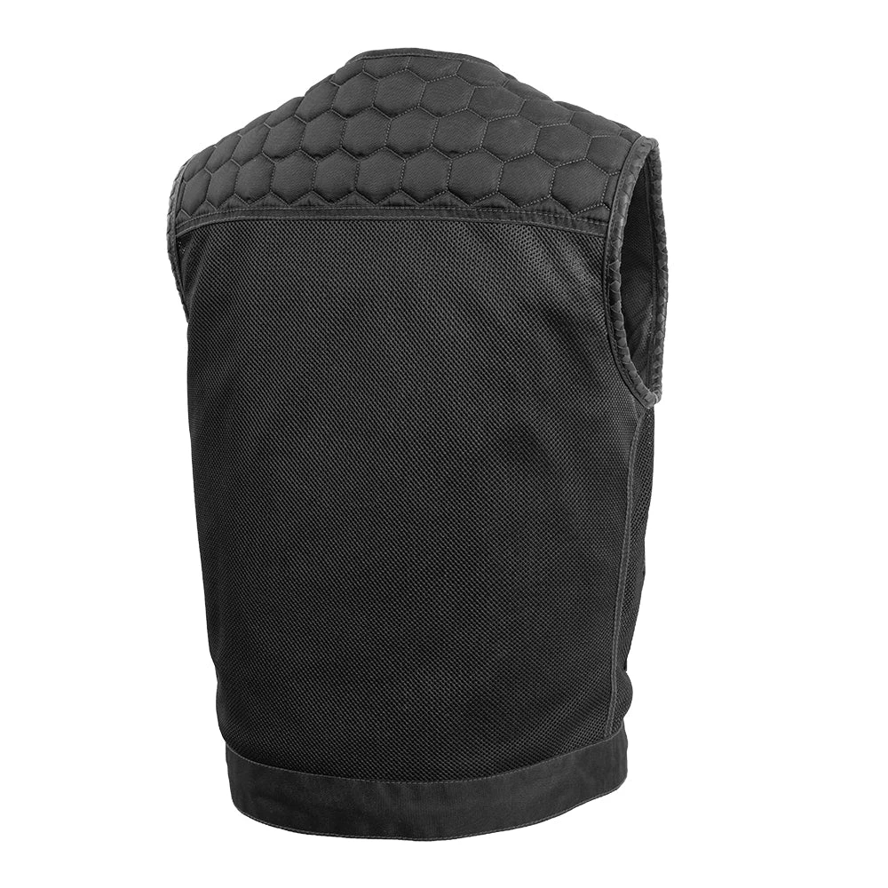 Hornet Moto Mesh Men's Club Style Vest - Image 7