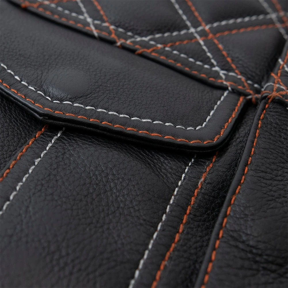 Jack - Men's Leather Motorcycle Vest - Image 4