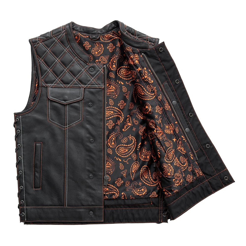 Jack - Men's Leather Motorcycle Vest - Image 6