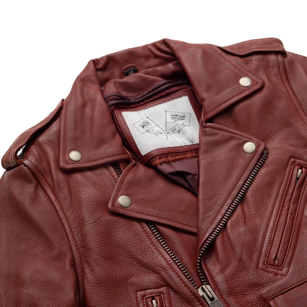 Katy - Women's Leather Jacket - BHBR - Image 3