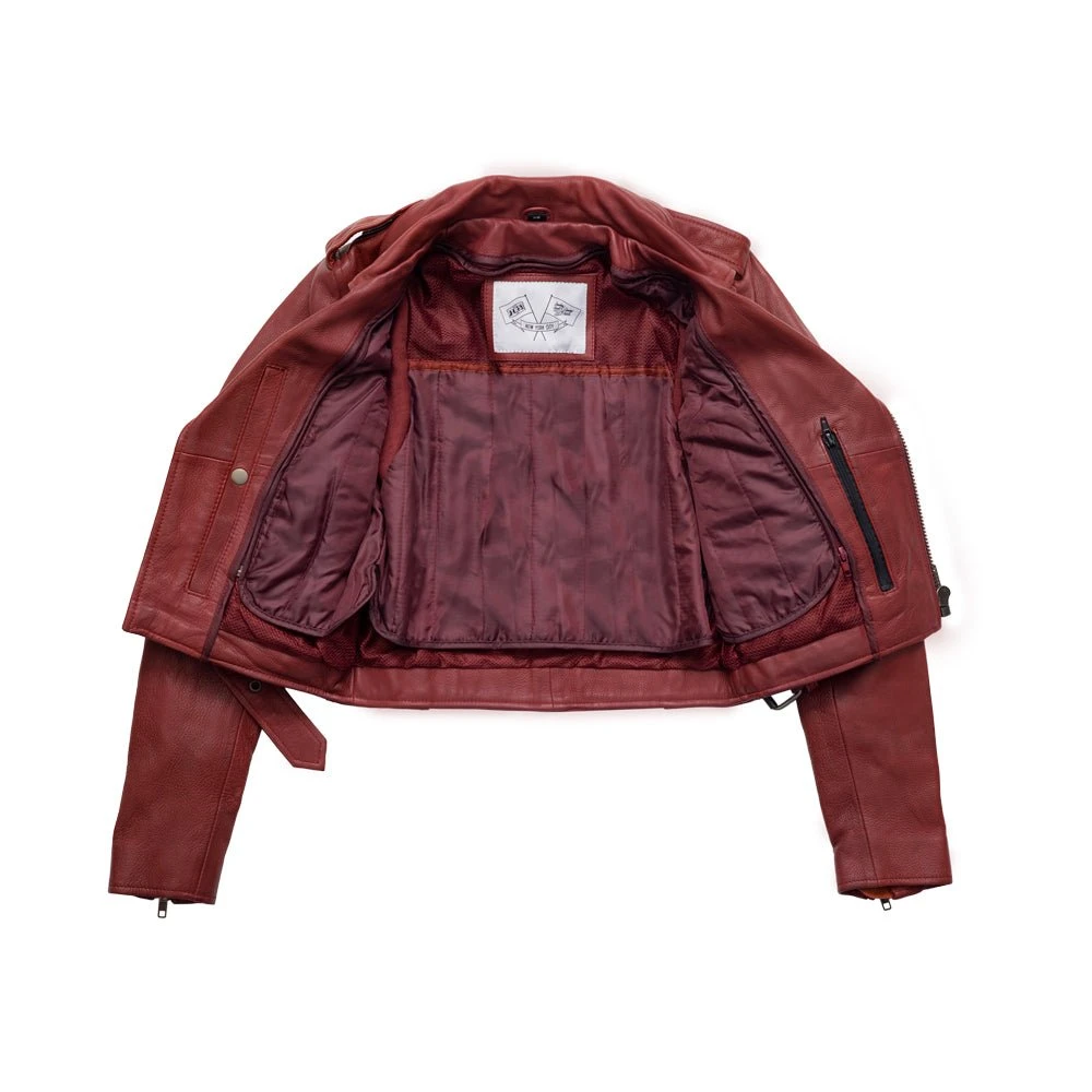 Katy - Women's Leather Jacket - BHBR - Image 2