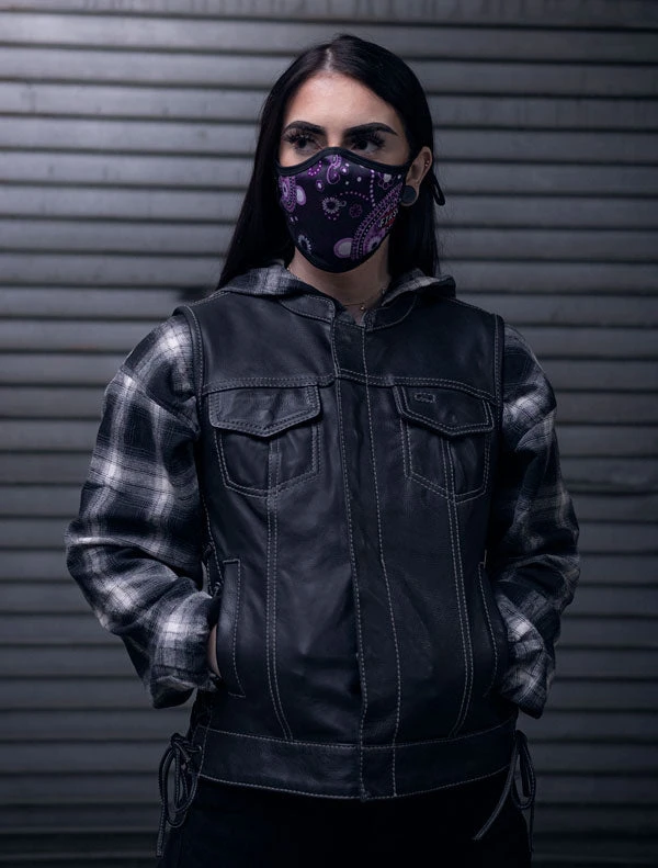 Liberty Women's Club Style Motorcycle Leather Vest - Limited Edition - Image 3