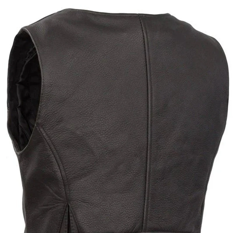 Montana Women's Motorcycle Leather Vest - Image 4
