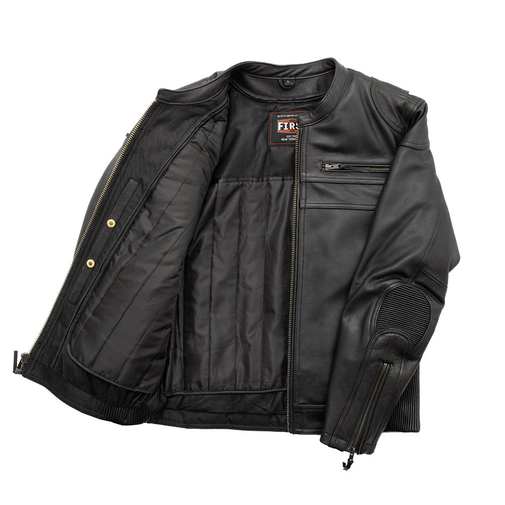 Nemesis Men's Motorcycle Leather Jacket - Image 3