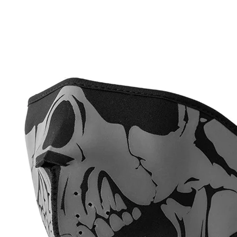 Neoprene Half Face Skull Riding Mask - Image 6
