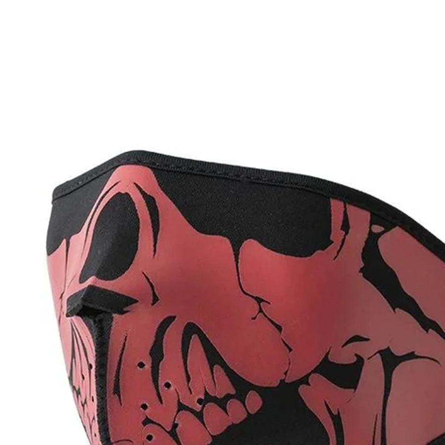 Neoprene Half Face Skull Riding Mask - Image 9