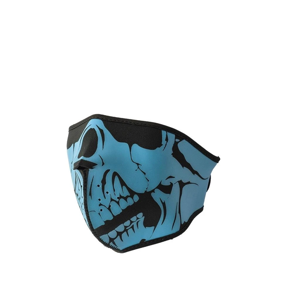 Neoprene Half Face Skull Riding Mask - Image 2
