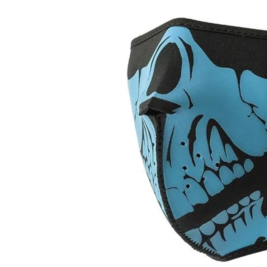 Neoprene Half Face Skull Riding Mask - Image 10