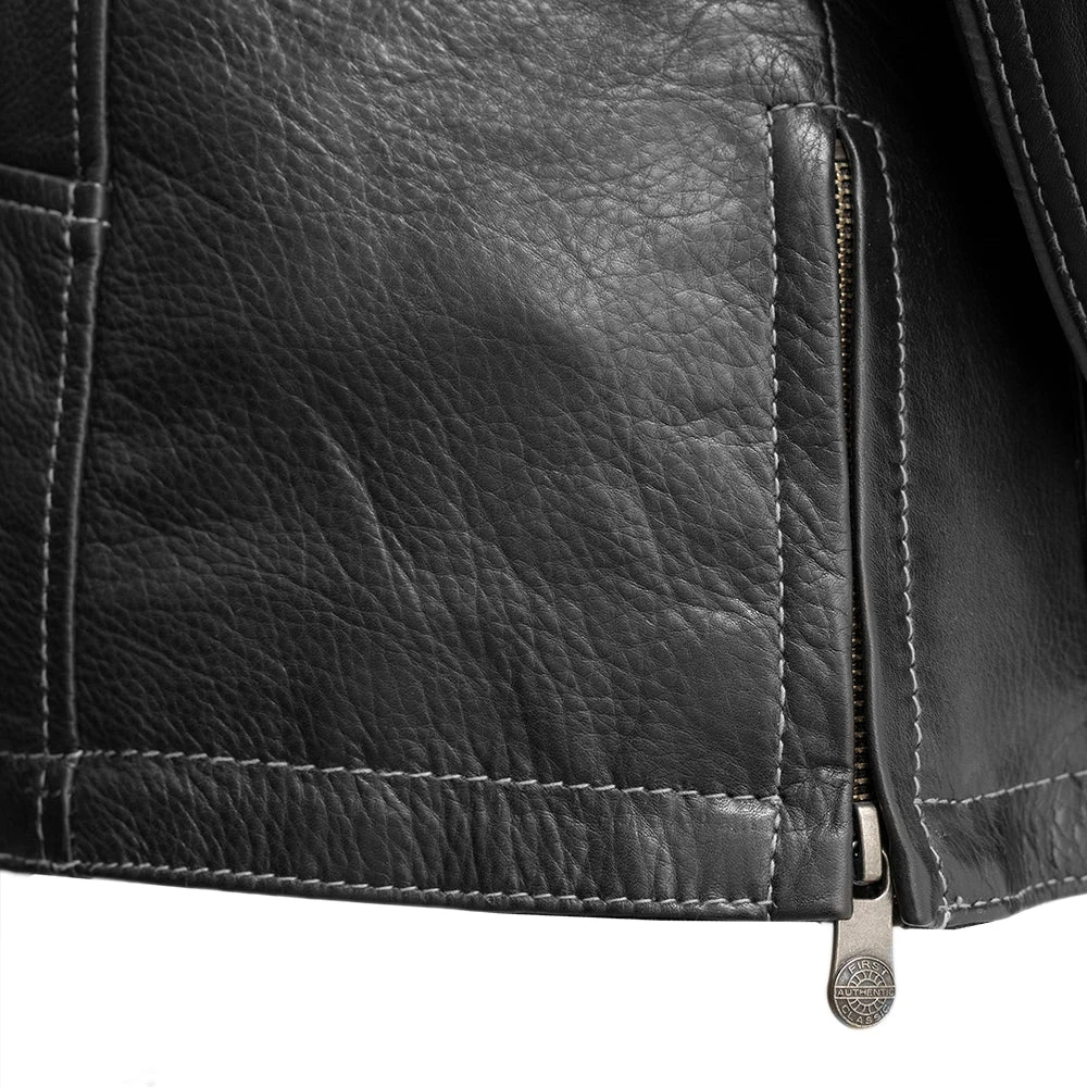 Outlander - Women's Motorcycle Leather Jacket - Image 5