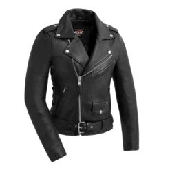 Popstar Women'sMotorcycle Leather Jacket