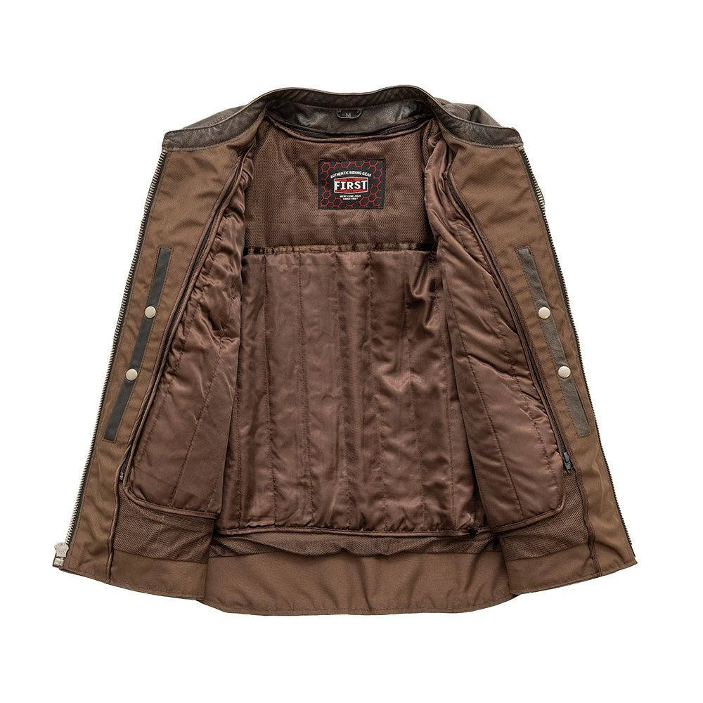 Rocky Men's Motorcycle Leather Jacket - Image 7