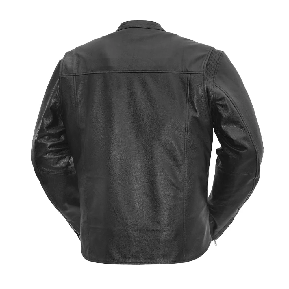 Rocky Men's Motorcycle Leather Jacket - Image 2