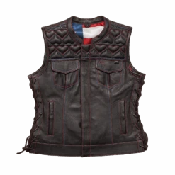 Rosie Women’s Motorcycle Leather Vest