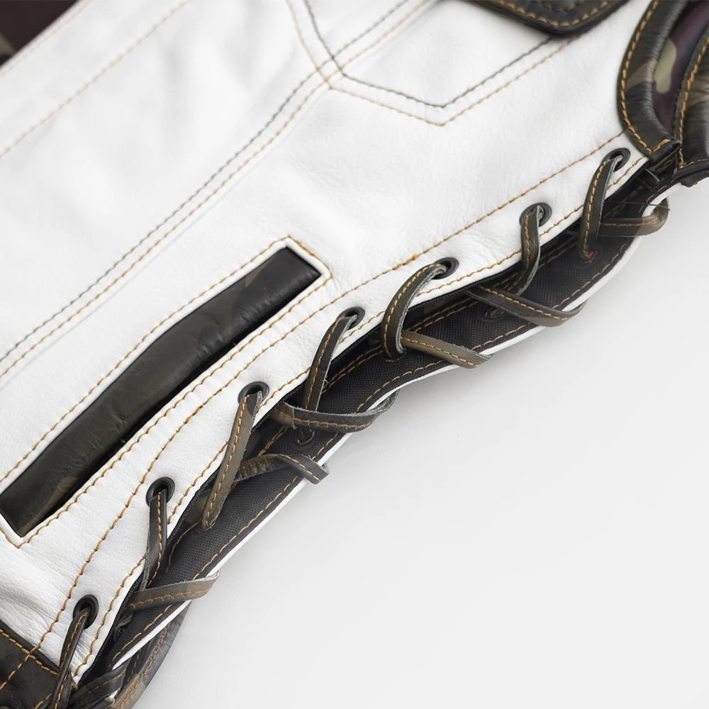 Scout - Women's Club Style Motorcycle Leather Vest (Limited Edition) - Image 4