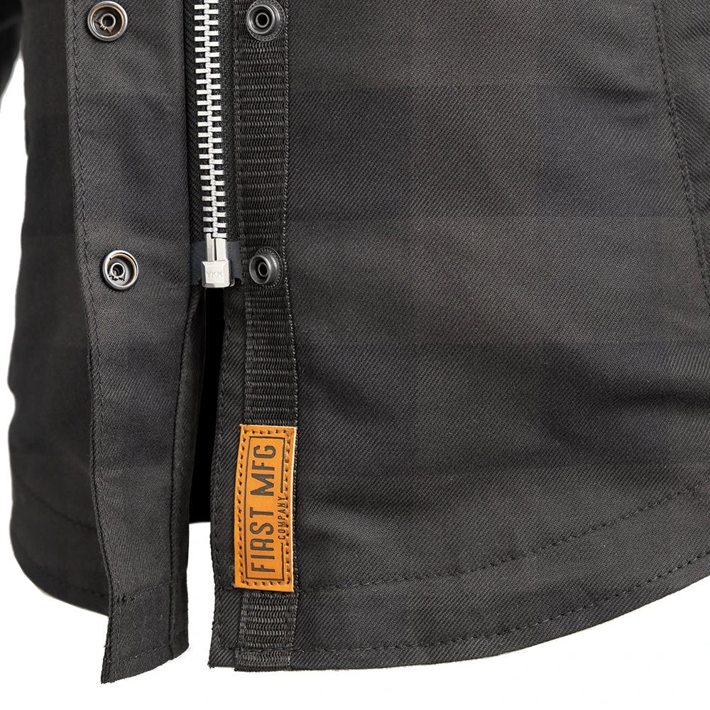 Sophia Women's Motorcycle Flannel Shirt - Image 4