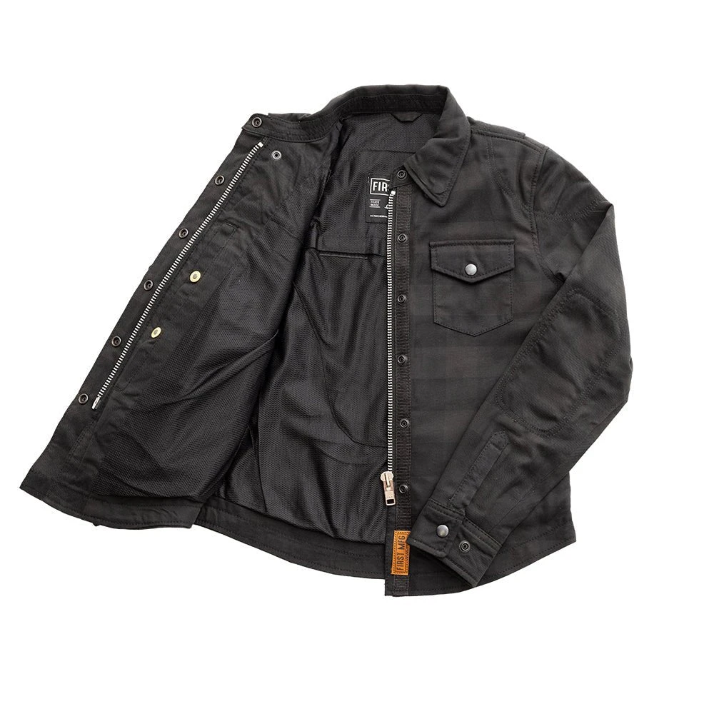 Sophia Women's Motorcycle Flannel Shirt - Image 3