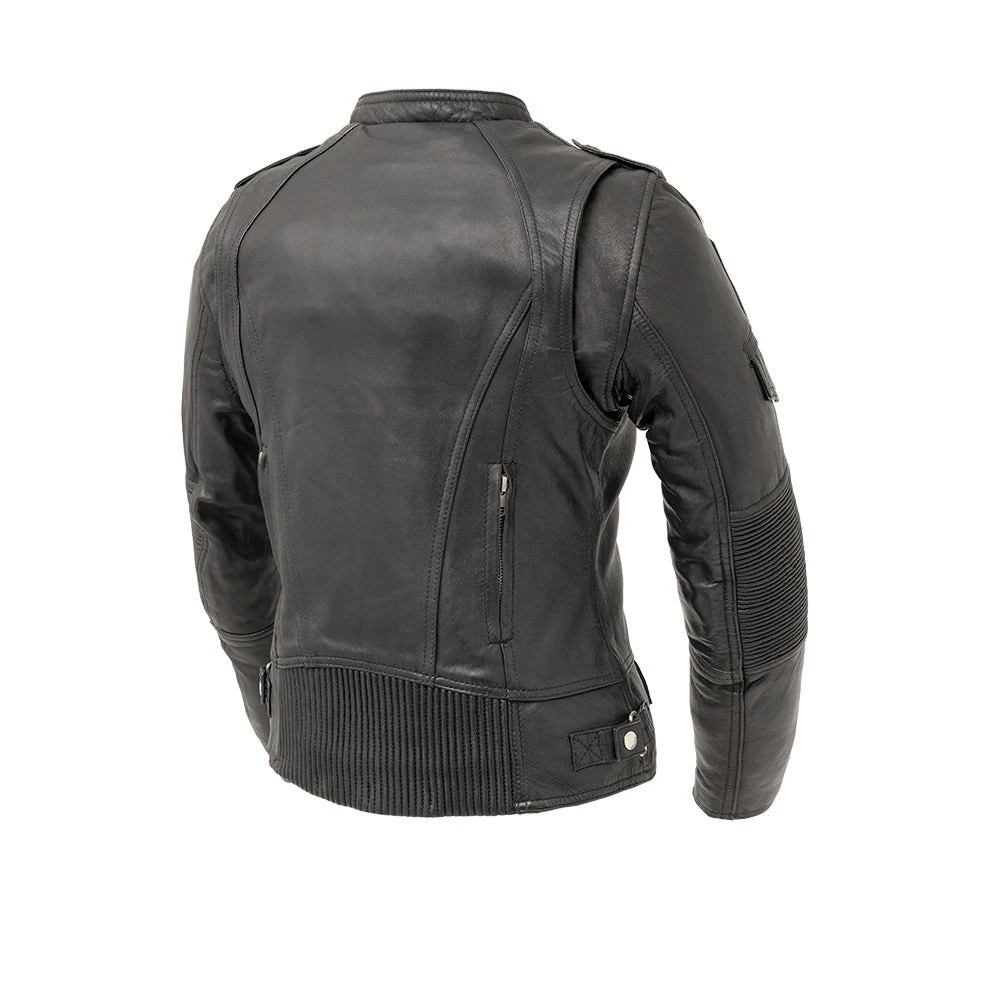 Tantrum - Women's Motorcycle Leather Jacket - Image 2