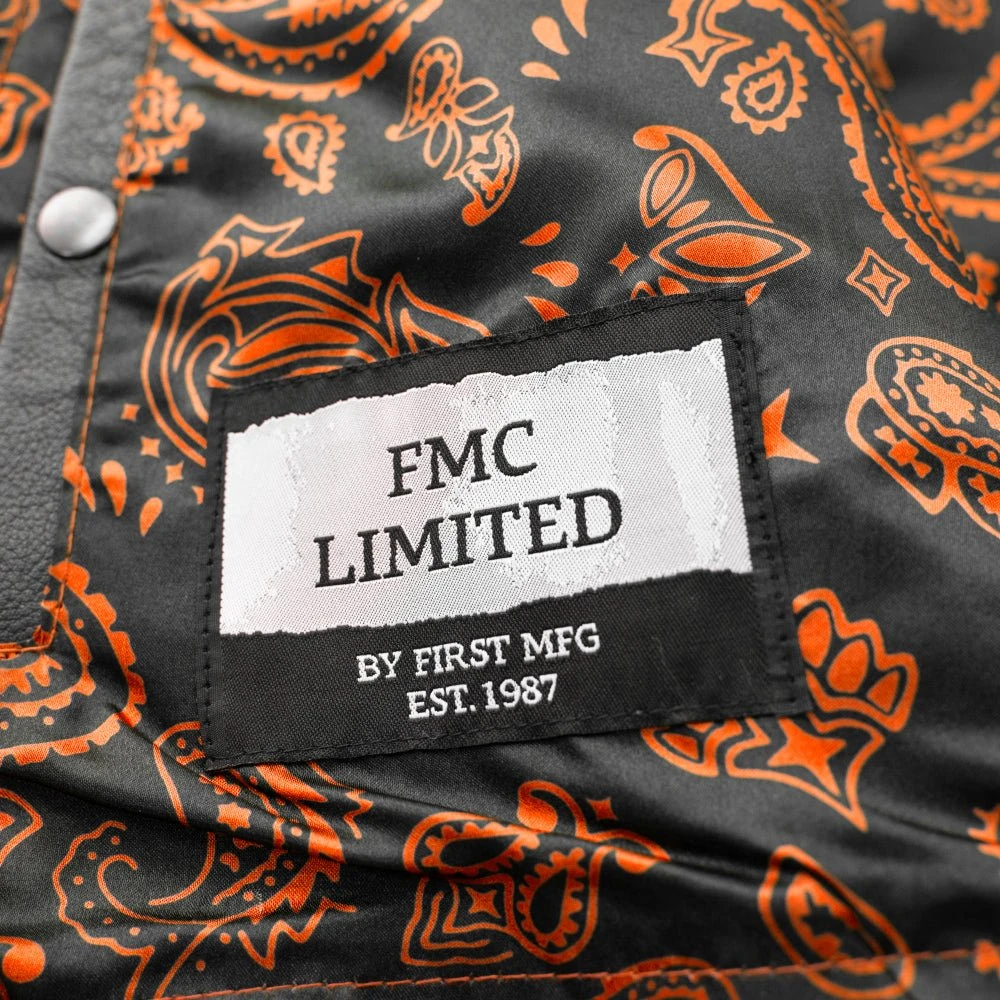 The Club Cut Men's Motorcycle Leather Vest, Multiple Color Options - Image 9