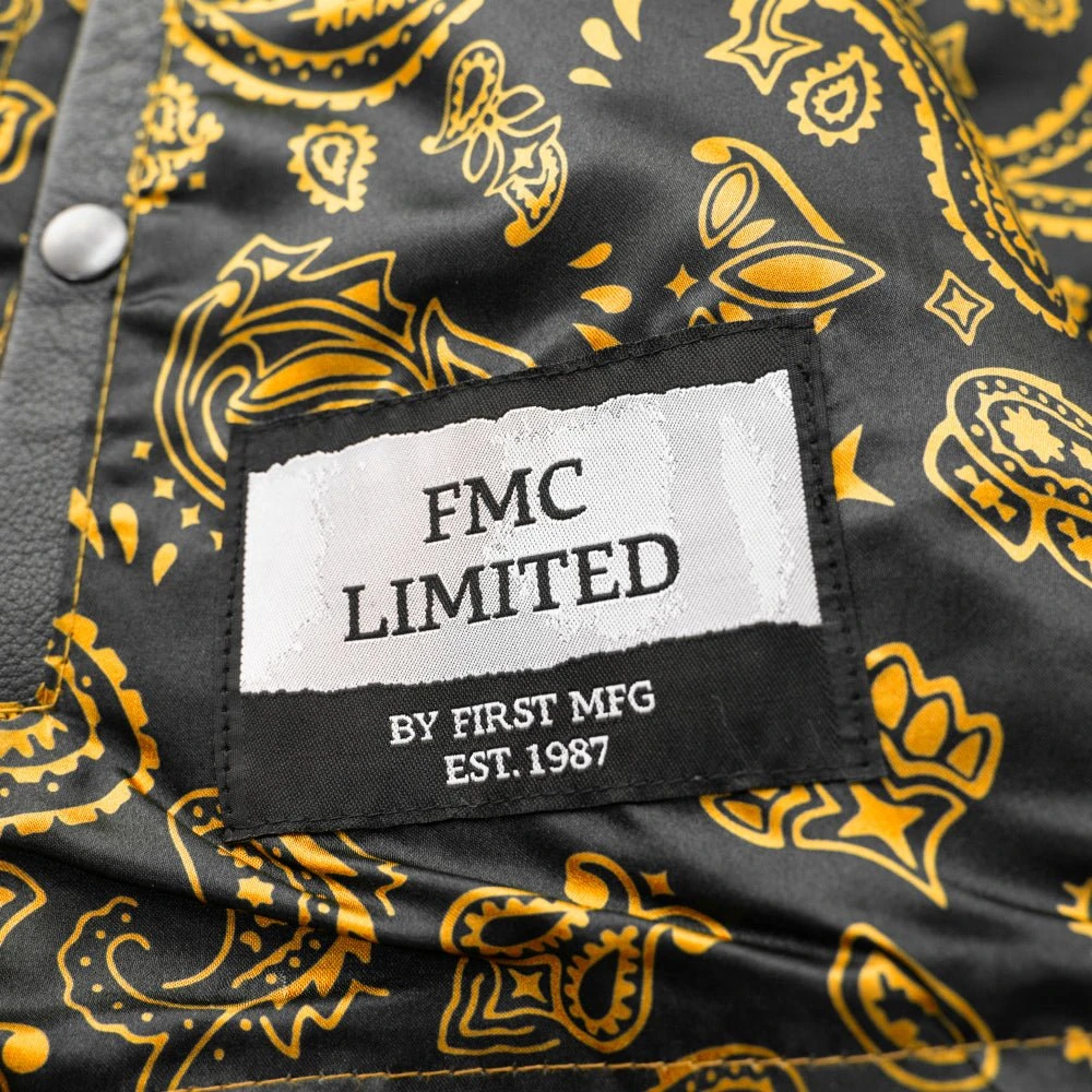 The Club Cut Men's Motorcycle Leather Vest, Multiple Color Options - Image 4