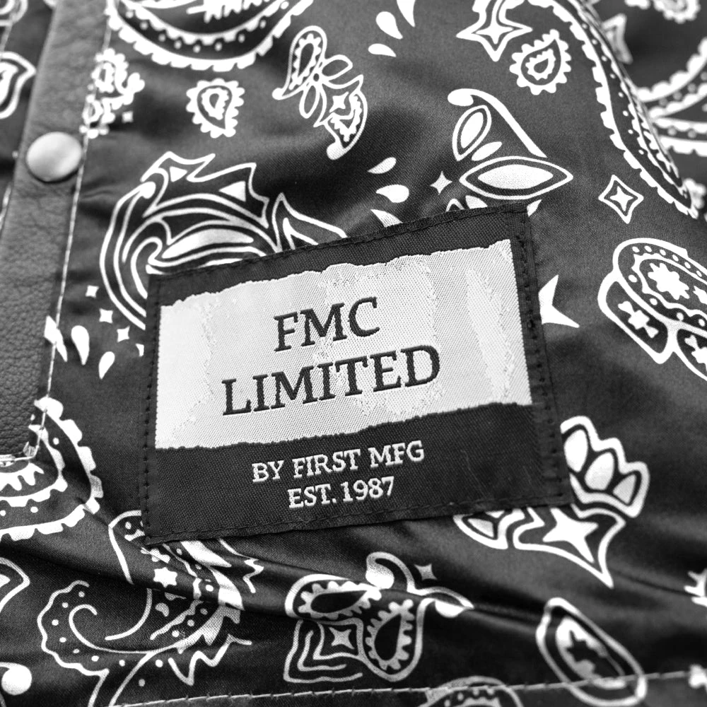 The Club Cut Men's Motorcycle Leather Vest, Multiple Color Options - Image 18