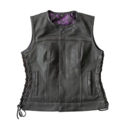 The Royal Women's Club-style Leather Vest - Limited Edition